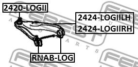 Lenker, Radaufhängung FEBEST 2424-LOGIILH