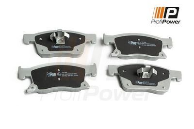 stabdžių trinkelių rinkinys, diskinis stabdys 1B1289 ProfiPower