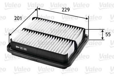 VALEO 585086 Воздушный фильтр  для SUZUKI GRAND VITARA (Сузуки Гранд витара)