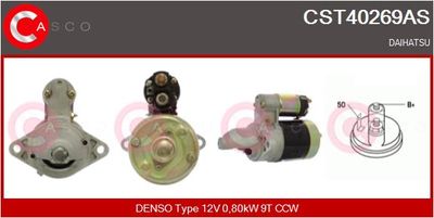 Стартер CASCO CST40269AS для DAIHATSU CHARADE