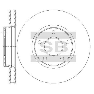спирачен диск Hi-Q SD5605