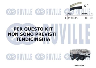 SET POMPA APA + CUREA DINTATA RUVILLE 55B0043