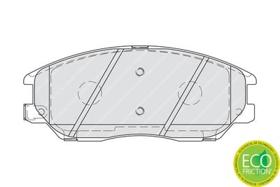 Brake Pad Set, disc brake FDB1999