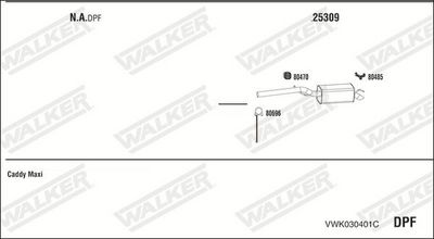 ABGASANLAGE WALKER VWK030401C