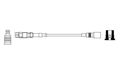 Провод зажигания BOSCH 0 986 357 718 для AUDI A8