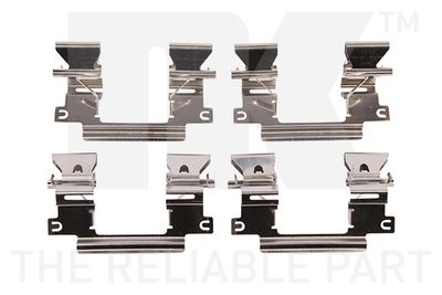 Комплектующие, колодки дискового тормоза NK 79991013 для MAZDA BT-50