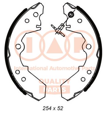 Комплект тормозных колодок IAP QUALITY PARTS 705-09020 для OPEL CAMPO