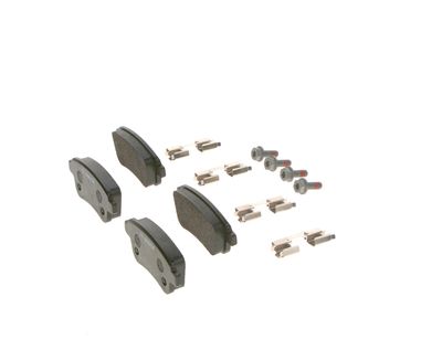 Remblokken set Achter (met bouten), past: RENAULT ARKANA I, CLIO V, FLUENCE, GRAND SCENIC III, MEGANE, MEGANE III, MEGANE IV, SCENIC III, ZOE 1.0-Electric 11.08-