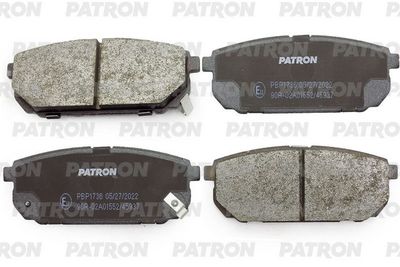 Комплект тормозных колодок, дисковый тормоз PATRON PBP1736 для KIA SORENTO