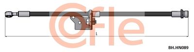 Тормозной шланг COFLE 92.BH.HN089 для HONDA PRELUDE