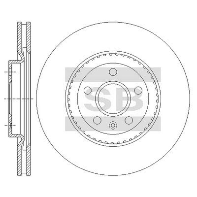 спирачен диск Hi-Q SD5531