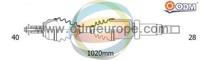 Multiparts 18-272350 Сальник полуоси  для LAND ROVER FREELANDER 2 (L359) 2.2 TD4 4x4