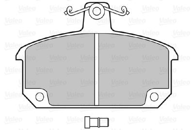 BREMSBELAGSATZ SCHEIBENBREMSE VALEO 598377 1