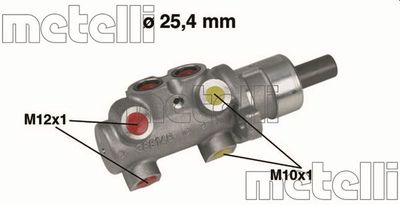Главный тормозной цилиндр METELLI 05-0268 для FORD MONDEO