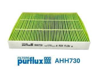 Filtr, wentylacja przestrzeni pasażerskiej PURFLUX AHH730