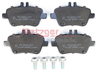 SET PLACUTE FRANA FRANA DISC METZGER AUTOTEILE 1170204 1