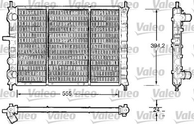 VALEO 732504 Крышка радиатора  для FIAT MULTIPLA (Фиат Мултипла)