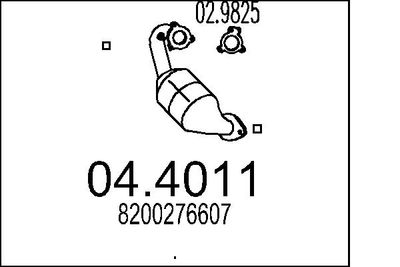 Katalizator MTS 04.4011