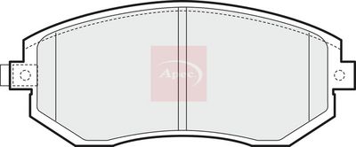 APEC Brake Pad Set, disc brake PAD1454
