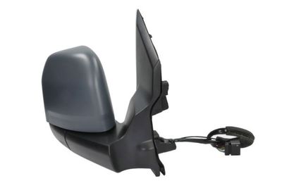 Zijspiegel Rechts (elektrisch, in reliëf, met verwarming, assistent rijstrookverandering, under-coated, elektrisch opklapbaar, met indicator, met temperatuursensor, aerial) past: FORD TRANSIT / TOURNE