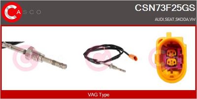 SENZOR TEMPERATURA GAZE EVACUARE