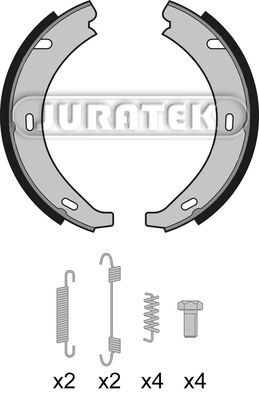 JURATEK JBS1031 Ремкомплект барабанных колодок  для CHRYSLER  (Крайслер Кроссфире)