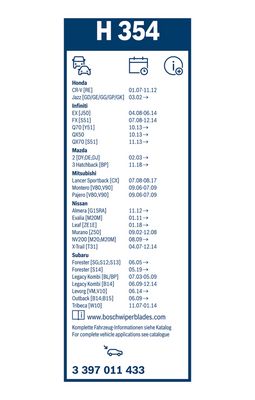 WISCHBLATT BOSCH 3397011433 5