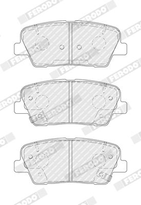 Brake Pad Set, disc brake FDB4391