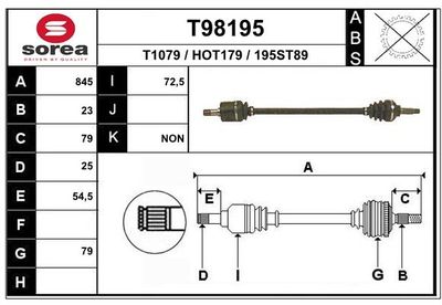 ANTRIEBSWELLE EAI T98195