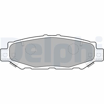 Комплект тормозных колодок, дисковый тормоз LP1508