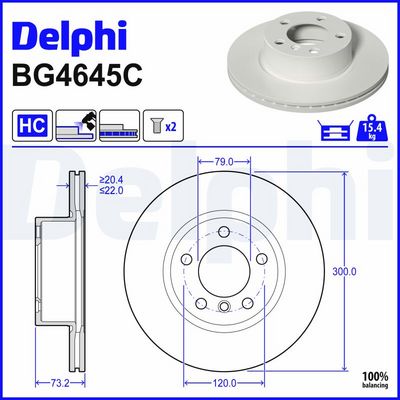 DISC FRANA DELPHI BG4645C
