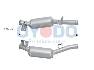 Filtr sadzy / filtr cząstek stałych, układ wydechowy OYODO 20N0134-OYO