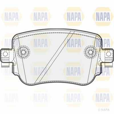 Brake Pad Set NAPA PBP7592