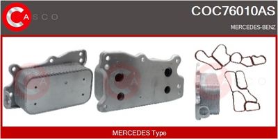 RADIATOR ULEI ULEI MOTOR CASCO COC76010AS
