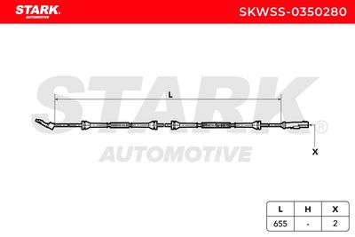 датчик, обороти на колелото STARK SKWSS-0350280