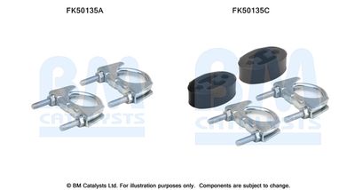 Монтажен комплект, изпускателна тръба BM Catalysts FK50135