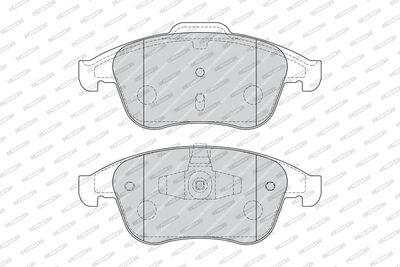 Remblokken set Voor (met slot),