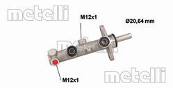 Главный тормозной цилиндр METELLI 05-1124 для HONDA CR-Z