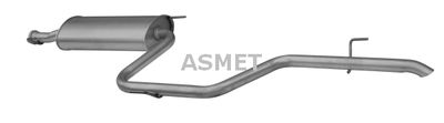 Глушитель выхлопных газов конечный ASMET 02.035 для MERCEDES-BENZ V-CLASS
