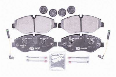 Комплект тормозных колодок, дисковый тормоз 8DB 355 005-521