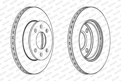 DISC FRANA FERODO DDF1268 1