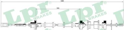 Cable Pull, clutch control C0059C