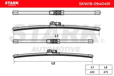 перо на чистачка STARK SKWIB-0940491