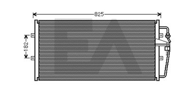 EACLIMA 30C14042 Радиатор кондиционера  для CHEVROLET  (Шевроле Транс)