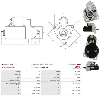 STARTER AS-PL S3119 4