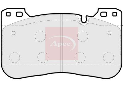 APEC Brake Pad Set, disc brake PAD2199