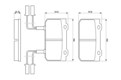 SET PLACUTE FRANA FRANA DISC BOSCH 0986469441