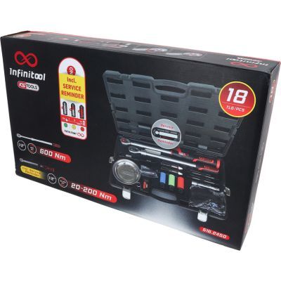 Momentový kľúč - sada KS TOOLS 516.2450