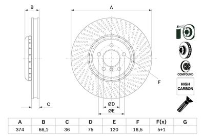 DISC FRANA BOSCH 0986479E27 4