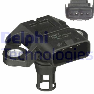 Sensor, insugstryck DELPHI PS20086-12B1